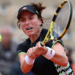 Johanna Konta of Britain plays Marketa Vondrousova of the Czech Republic during their women?s semi final match during the French Open tennis tournament at Roland Garros in Paris, France, 07 June 2019. EPA-EFE/SRDJAN SUKI